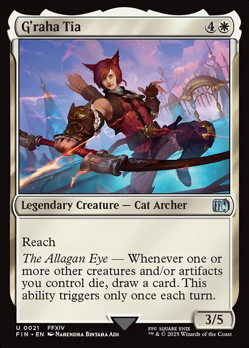 G'raha Tia – Final Fantasy (FIN-21) Magic: The Gathering card | LC-REM-20260804-15543936221516-076a8eca-ed73-4ee9-aab4-d9d43d394ee6 Immagine principale del prodotto