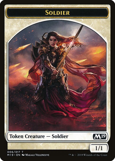 Soldier – Core Set 2019 Tokens (TM19-6) Magic: The Gathering card | LC-REM-20260804-15151792619852-07929ced-5c81-4b05-82e1-522fec1cf5c0