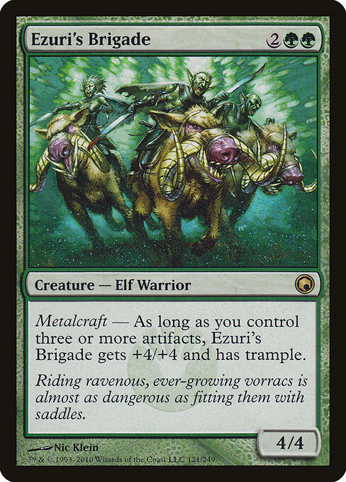Ezuri's Brigade – Scars of Mirrodin (SOM-121) Magic: The Gathering card | LC-REM-20260804-15150821081420-079a6b44-3492-4484-aed1-5cd2449e702d