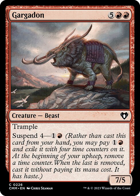 Gargadon – Commander Masters (CMM-226) Magic: The Gathering card Main image