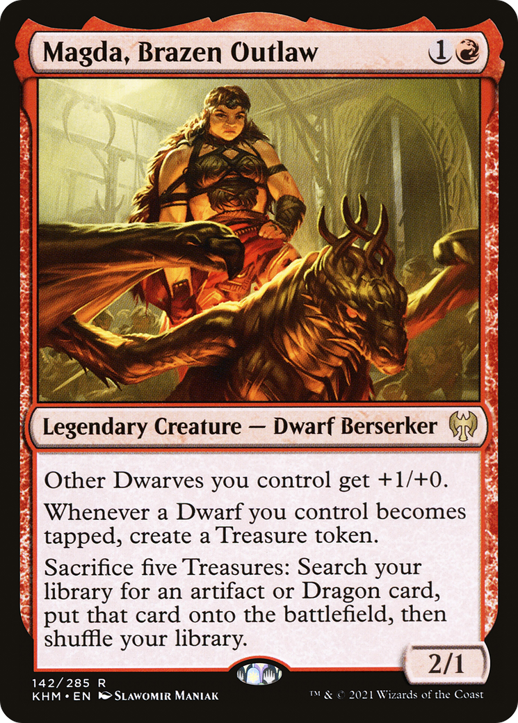 Magda, Brazen Outlaw – Kaldheim 142 – Magic: The Gathering single card Hoofdafbeelding