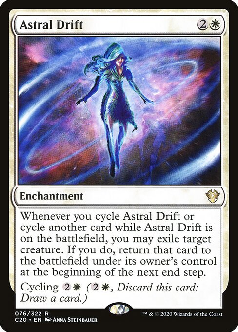 Astral Drift – Commander: Ikoria (C20-76) Magic: The Gathering card Main image