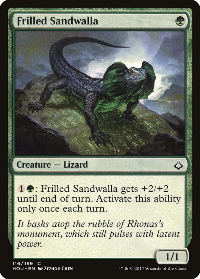 Frilled Sandwalla - Hour of Devastation (Common) [HOU-116]