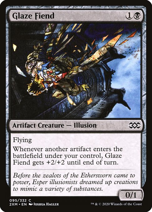 Glaze Fiend – Double Masters (2XM-95) Magic: The Gathering card