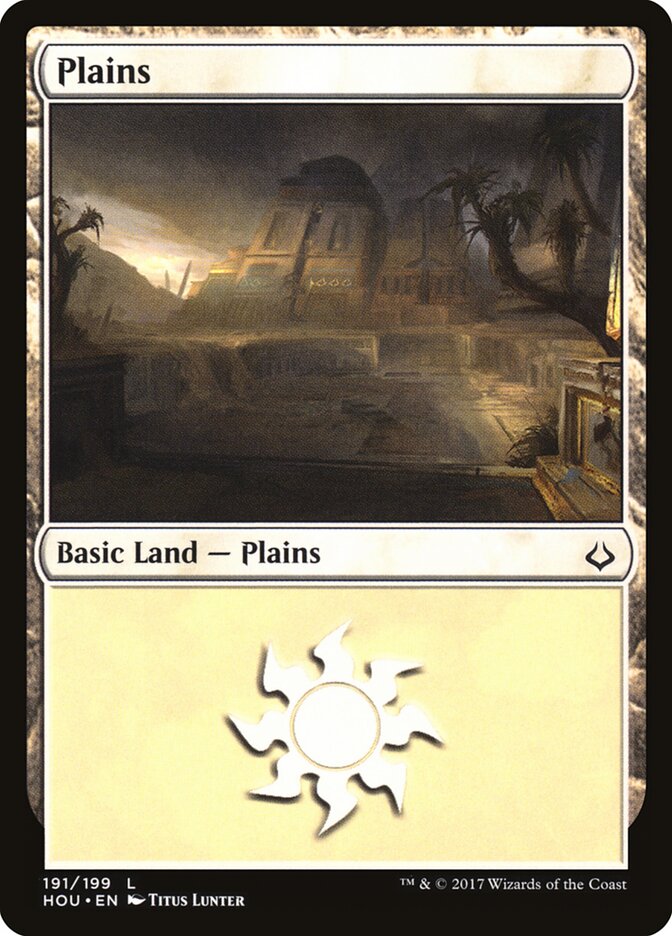 Plains (V.3) - Hour of Devastation (Land) [HOU-191] Immagine principale del prodotto