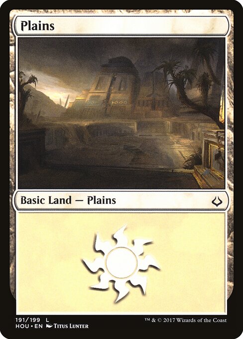 Plains – Hour of Devastation (HOU-191) Magic: The Gathering card