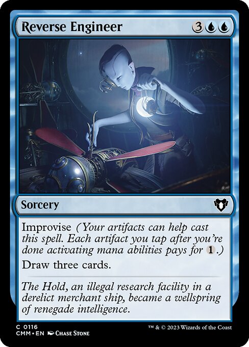 Reverse Engineer – Commander Masters (CMM-116) Magic: The Gathering card