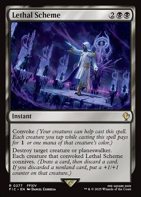 Lethal Scheme – Final Fantasy Commander (FIC-277) Magic: The Gathering card | LC-REM-20260804-15339605492044-0802be9f-686f-4321-afa4-d472241de653