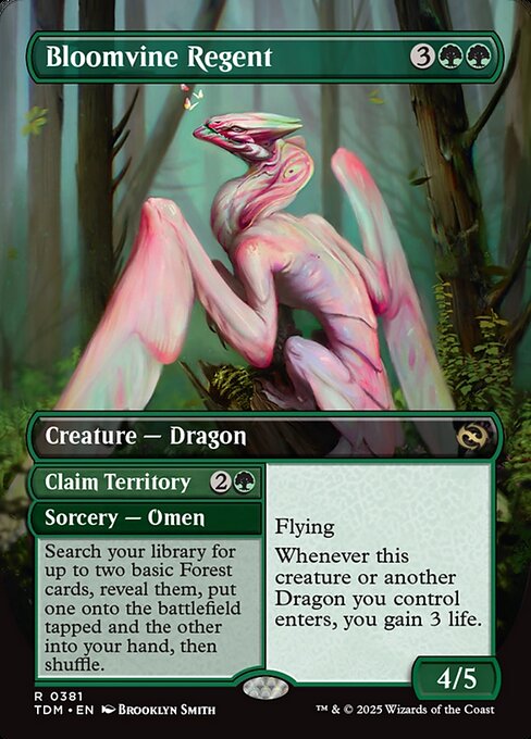 Bloomvine Regent // Claim Territory // Bloomvine Regent – Tarkir: Dragonstorm (TDM-381) Magic: The Gathering card | LC-REM-20260804-15401871311180-081f2de5-251a-41c9-a62f-11487f54d355