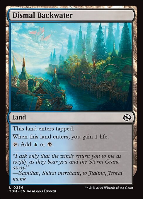Dismal Backwater – Tarkir: Dragonstorm (TDM-254) Magic: The Gathering card | LC-REM-20260804-15401856074060-082b52c9-c46e-44d3-b723-546ba528e07b