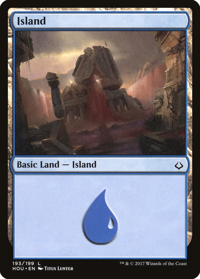 Island (V.3) - Hour of Devastation (Land) [HOU-193]