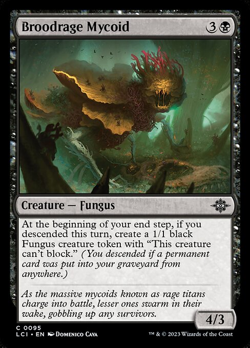 Broodrage Mycoid – The Lost Caverns of Ixalan (LCI-95) Magic: The Gathering card