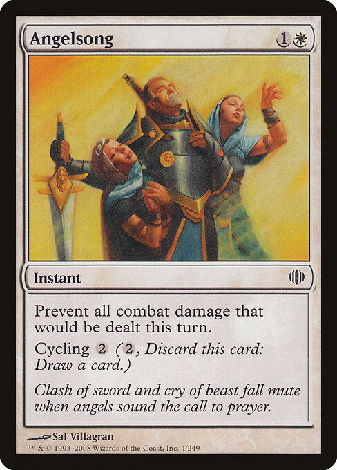 Angelsong – Shards of Alara (ALA-4) Magic: The Gathering card Image principale du produit