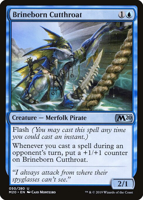 Brineborn Cutthroat – Core 2020 (M20-50) Magic: The Gathering card Hauptbild
