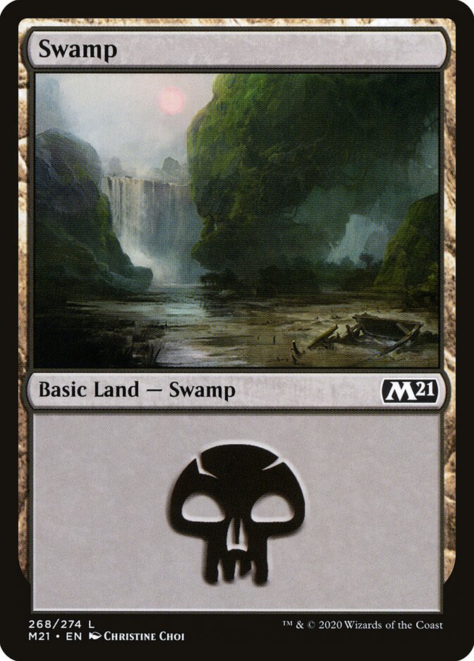 Swamp (V.3) - Core 2021 (Land) [M21-268] Immagine principale del prodotto