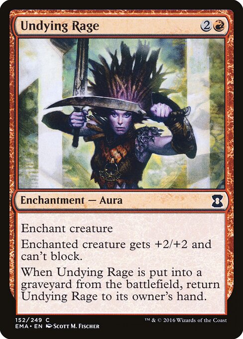Undying Rage – Eternal Masters (EMA-152) Magic: The Gathering card | LC-REM-20260804-15150897725772-0876a17b-19d4-483d-bd01-dafd28c3635f