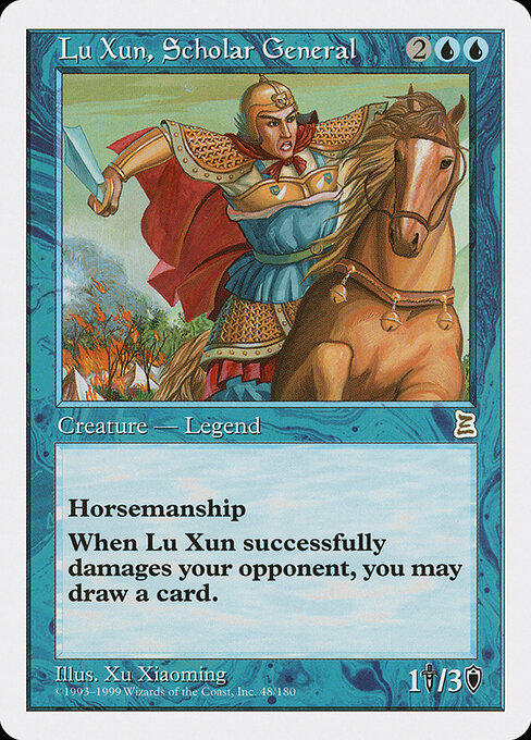 Lu Xun, Scholar General – Portal Three Kingdoms (PTK-48) Magic: The Gathering card | LC-REM-20260804-15520562151756-0882d4c8-32f1-4d86-b5c5-75a16697004c Hoofdafbeelding