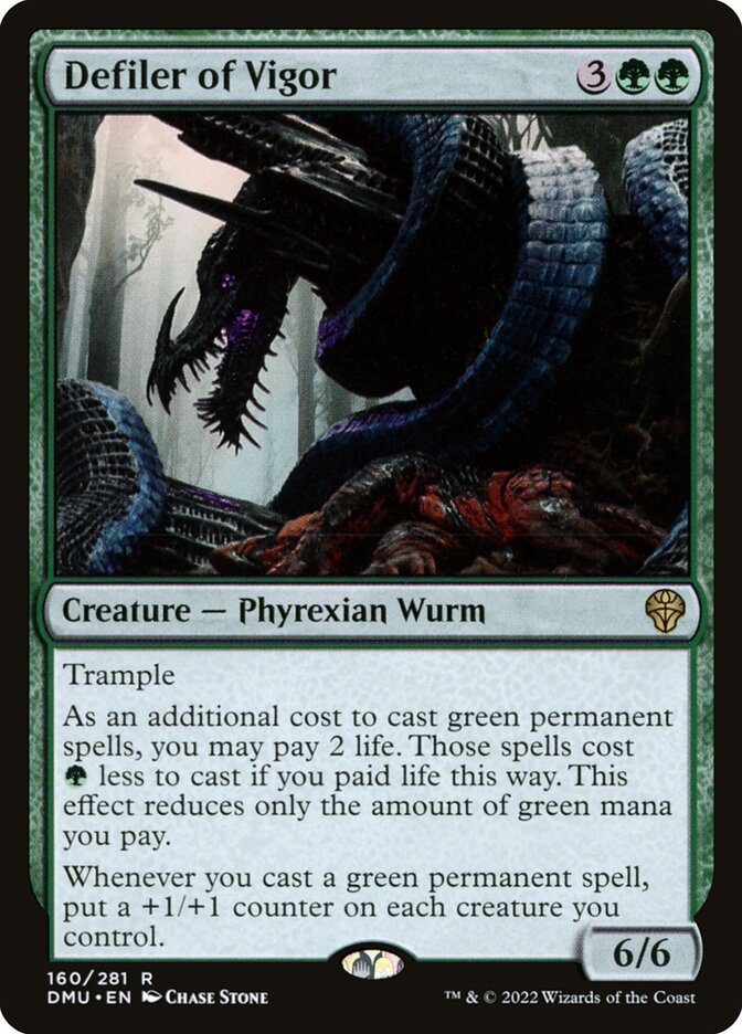 Defiler of Vigor - Dominaria United (Rare) [DMU-160] Image principale du produit