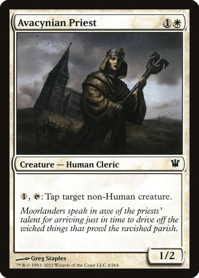 Avacynian Priest - Innistrad (Common) [ISD-4] Image principale du produit