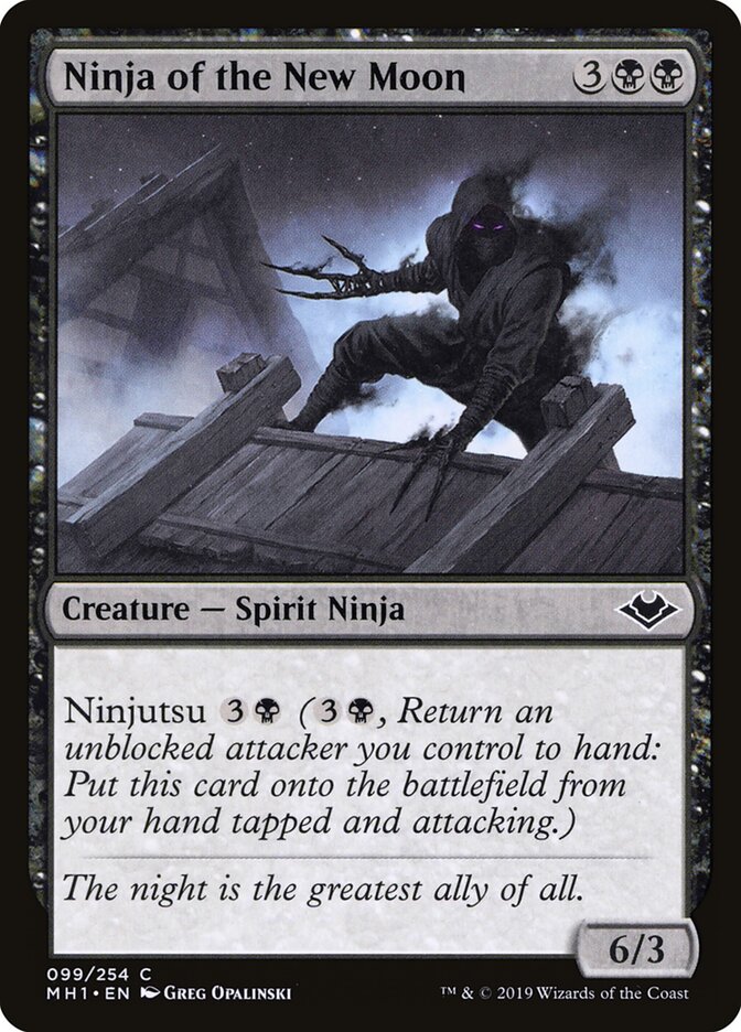 Ninja of the New Moon - Modern Horizons (Common) [MH1-99] Hauptbild