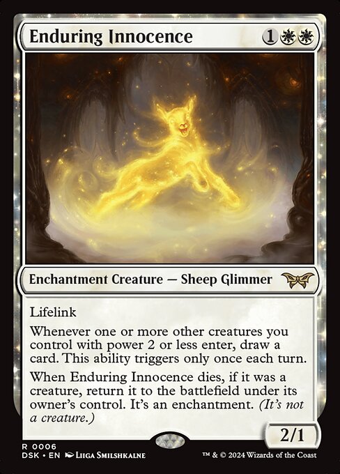Enduring Innocence – Duskmourn: House of Horror (DSK-6) Magic: The Gathering card | LC-REM-20260804-15523473293644-08f79439-b8f8-418f-9772-26d81844749e