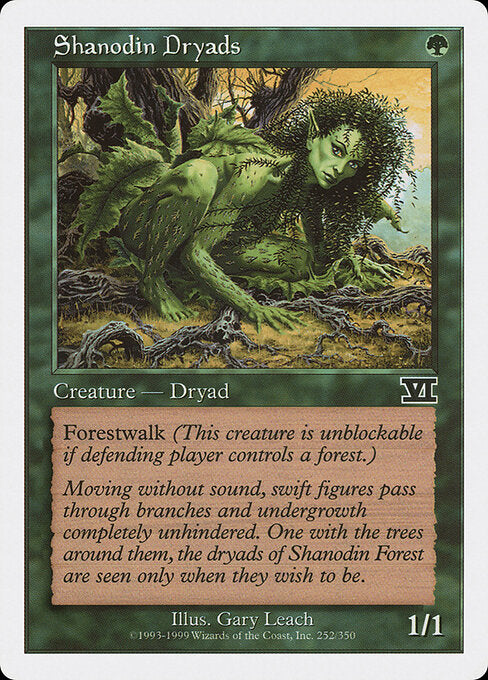 Shanodin Dryads – Sixth Edition (6ED-252) Magic: The Gathering card
