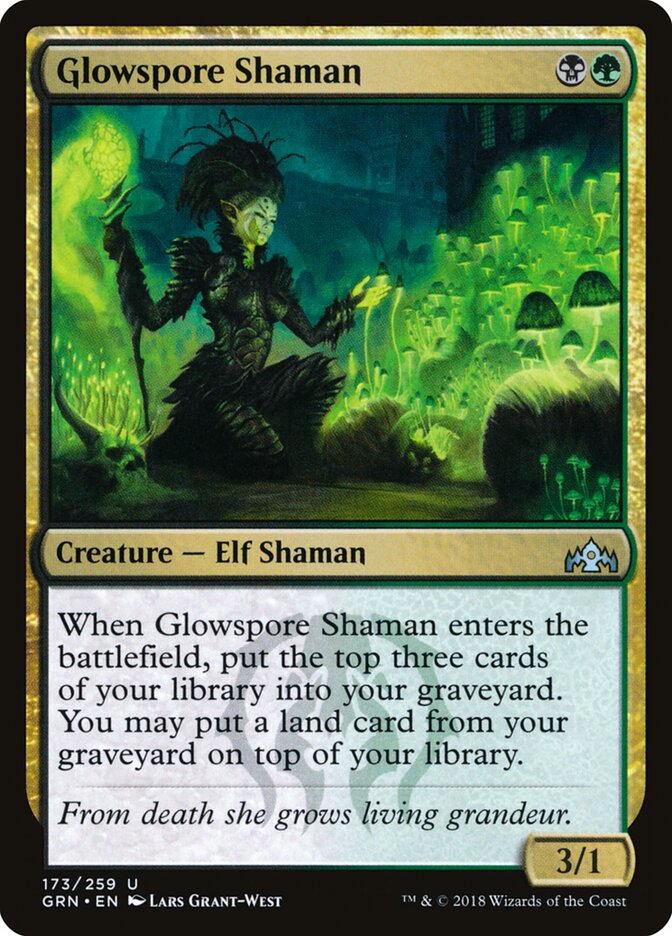 Glowspore Shaman - Guilds of Ravnica (Uncommon) [GRN-173]