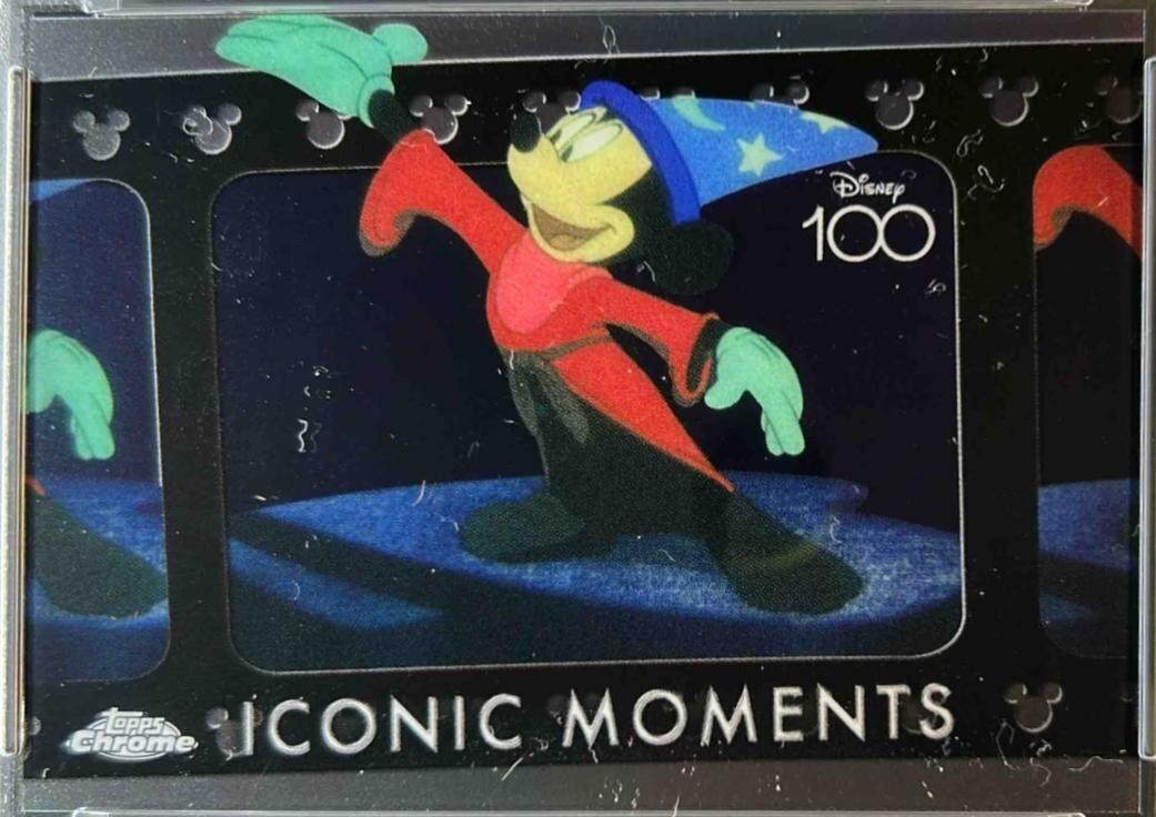The Sorcerer's Apprentice IM-5 Iconic Moments - Topps Chrome Disney 100 kaart