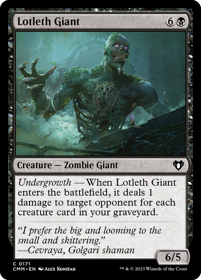 Lotleth Giant - Commander Masters (Common) [CMM-171]
