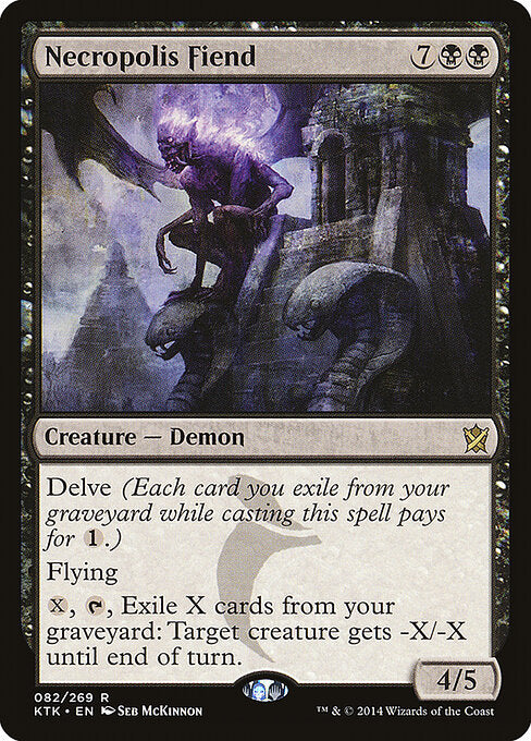 Necropolis Fiend – Khans of Tarkir (KTK-82) Magic: The Gathering card