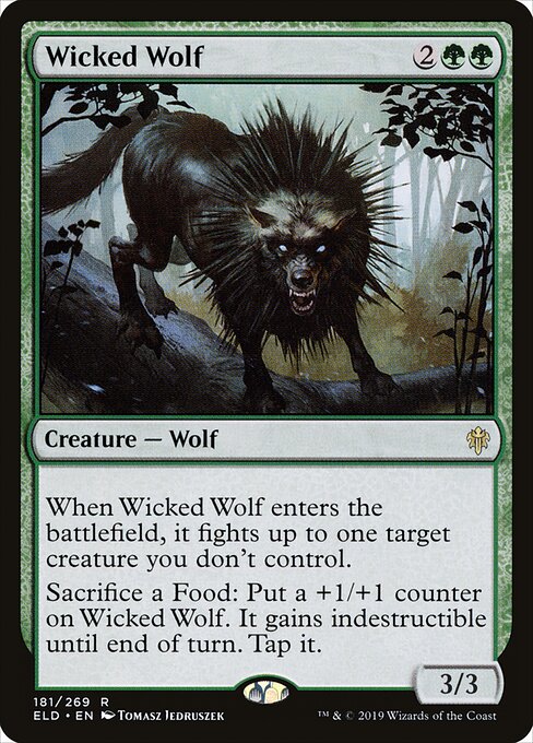Wicked Wolf – Throne of Eldraine (ELD-181) Magic: The Gathering card | LC-REM-20260804-15150833631564-09476eac-55d2-4955-8951-ae4ce117c98b