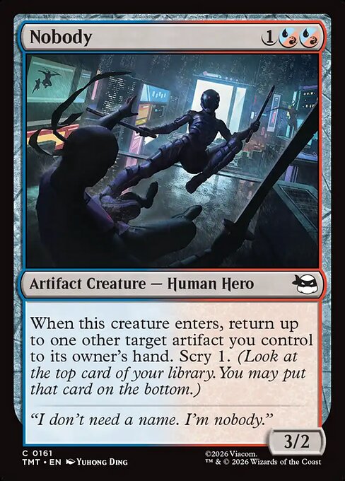 Nobody – Teenage Mutant Ninja Turtles (TMT-161) Magic: The Gathering card