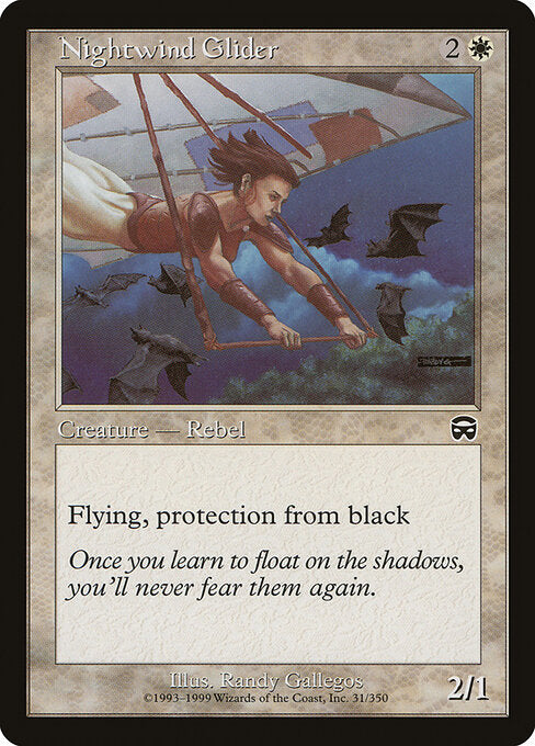 Nightwind Glider – Mercadian Masques (MMQ-31) Magic: The Gathering card Imagen principal del producto