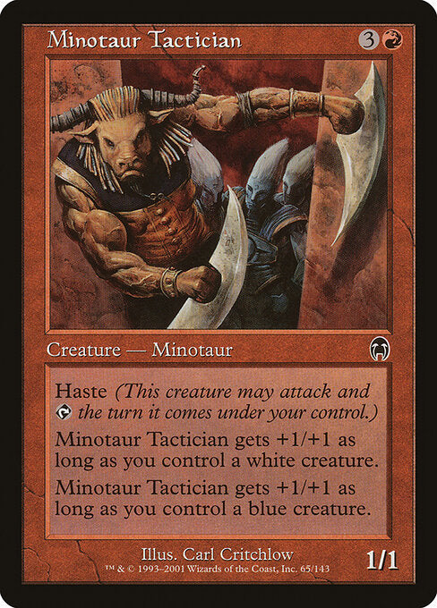 Minotaur Tactician – Apocalypse (APC-65) Magic: The Gathering card