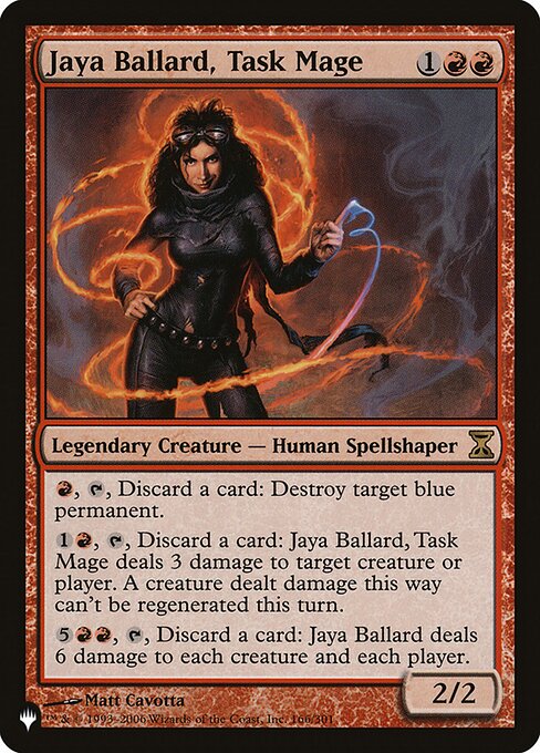 Jaya Ballard, Task Mage – The List (PLST-TSP-166) Magic: The Gathering card | LC-REM-20260804-15613356212556-09900d9a-3086-4608-8d5d-56339f7b5773