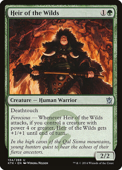 Heir of the Wilds – Khans of Tarkir (KTK-134) Magic: The Gathering card Immagine principale del prodotto