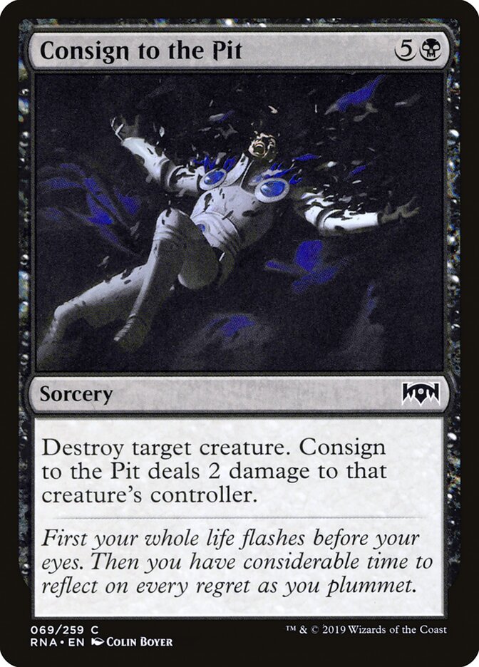 Consign to the Pit - Ravnica Allegiance (Common) [RNA-69] Hauptbild