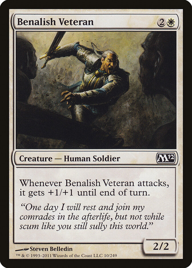 Benalish Veteran - Magic 2012 (Common) [M12-10] Image principale du produit