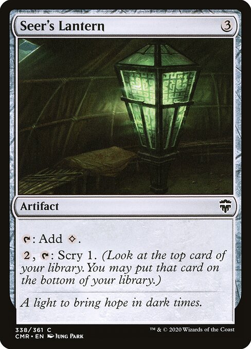 Seer's Lantern – Commander Legends (CMR-338) Magic: The Gathering card Hoofdafbeelding