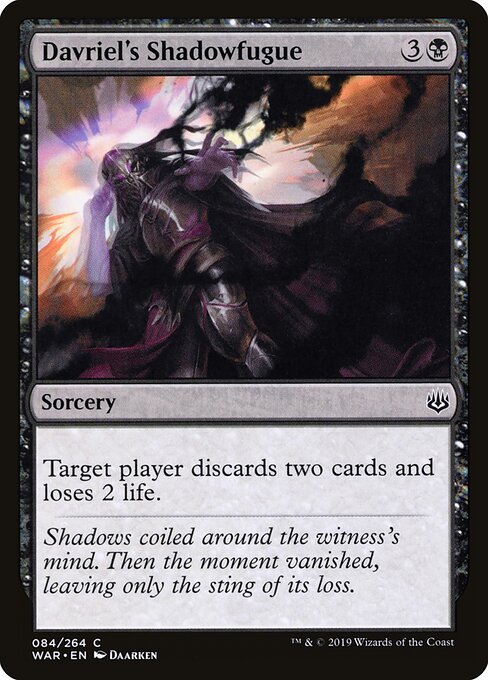 Davriel's Shadowfugue – War of the Spark (WAR-84) Magic: The Gathering card | LC-REM-20260804-15150715339084-09c8fe63-37a7-478d-b9ba-33a0f6519cf1