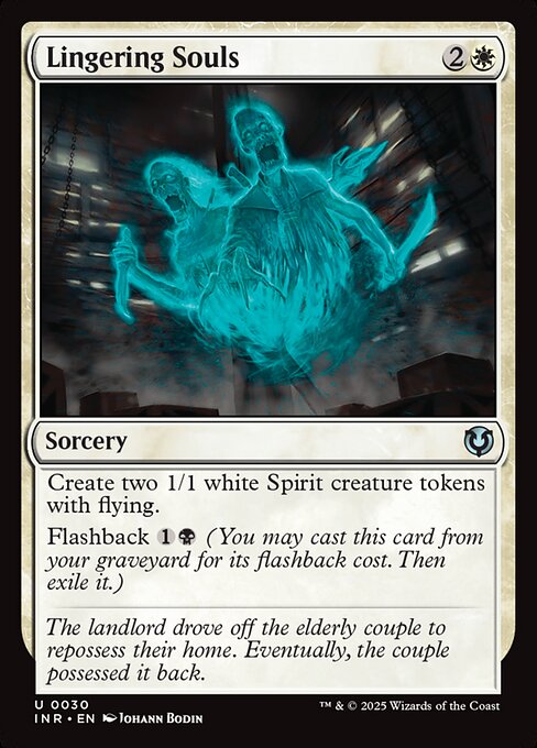Lingering Souls – Innistrad Remastered (INR-30) Magic: The Gathering card
