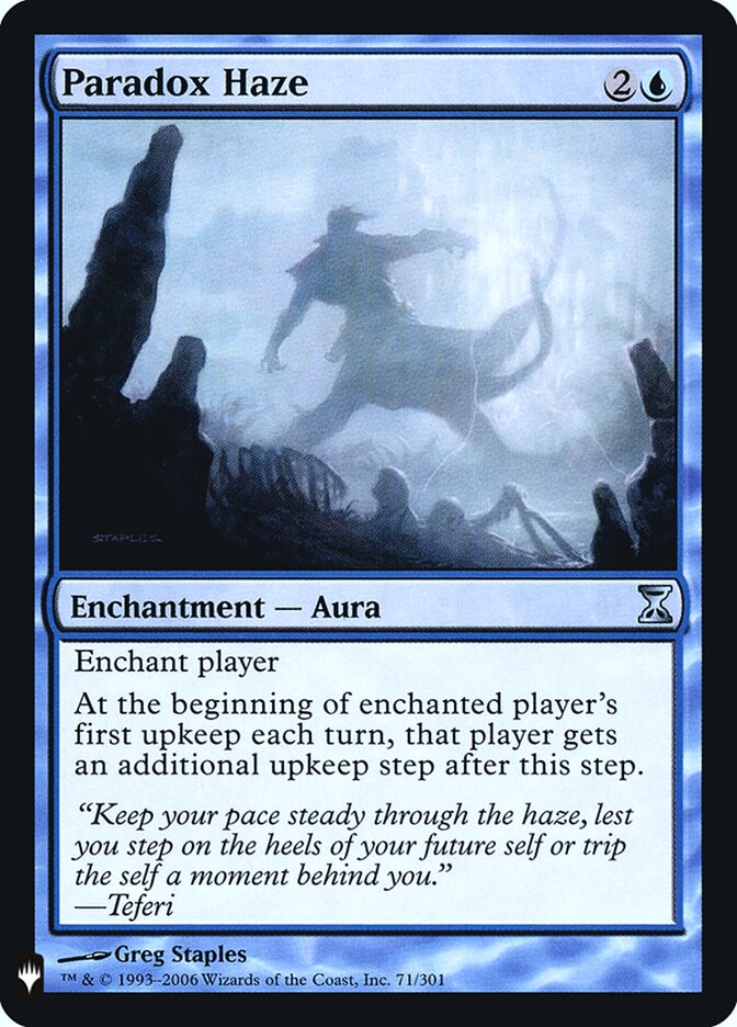 Magic-kaart Paradox Haze MYS-71 uit Mystery Booster (Uncommon) Imagen principal del producto