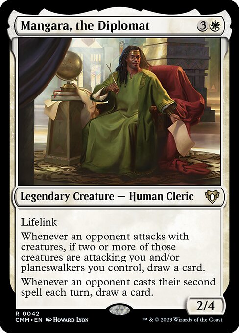 Mangara, the Diplomat – Commander Masters (CMM-42) Magic: The Gathering card Immagine principale del prodotto