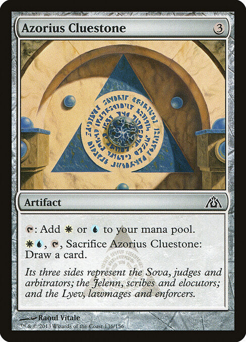 Azorius Cluestone – Dragon's Maze (DGM-136) Magic: The Gathering card