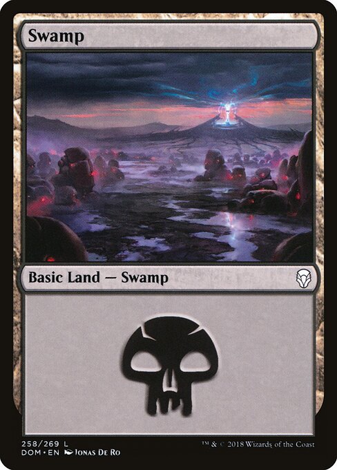 Swamp – Dominaria (DOM-258) Magic: The Gathering card | LC-REM-20260804-15909425250636-09eeb6aa-45ac-4a0e-bab2-1a004aac841f