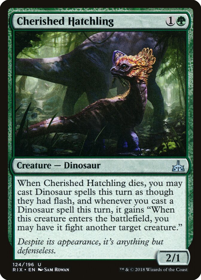 Cherished Hatchling - Rivals of Ixalan (Uncommon) [RIX-124]