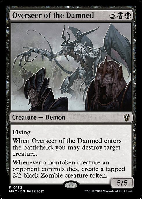 Overseer of the Damned – Commander: Murders at Karlov Manor (MKC-132) Magic: The Gathering card
