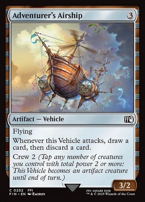 Adventurer's Airship – Final Fantasy (FIN-252) Magic: The Gathering card | LC-REM-20260804-15543934812492-0a1d6dcd-bd41-4f57-a35b-6613811fe4d4 Main image