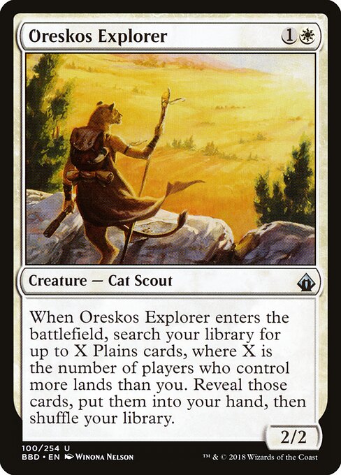 Oreskos Explorer – Battlebond (BBD-100) Magic: The Gathering card