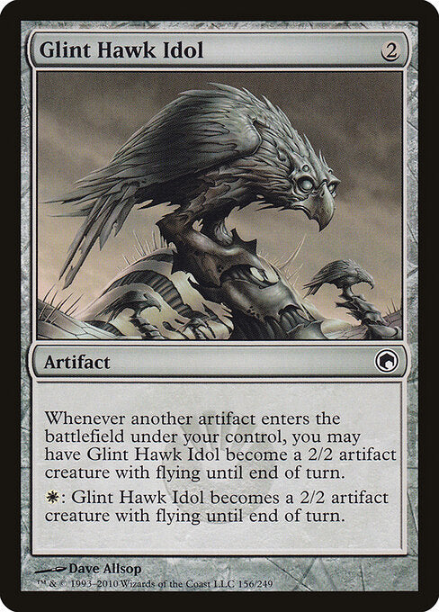 Glint Hawk Idol – Scars of Mirrodin (SOM-156) Magic: The Gathering card